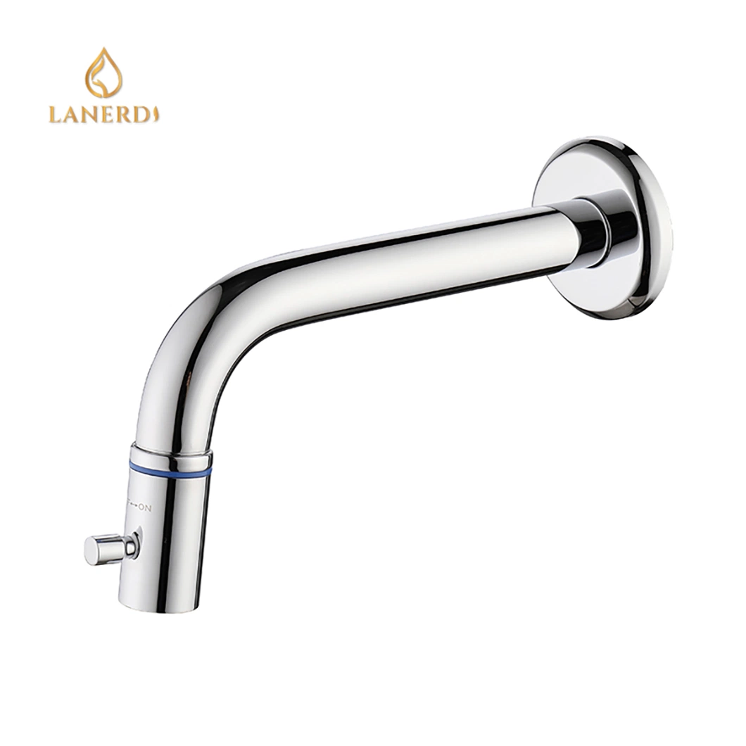 No Handle Wall-Mounted Cold Water Basin Faucet Tap Single Cold Tap