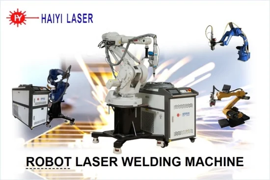 Système de soudage de bras de robot ABB Yaskawa avec soudage laser de voie de rail de positionneur
